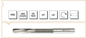 HSS DIN 212 Silindirik Saplı Makina Raybası