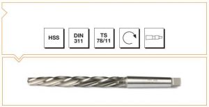 HSS DIN 311 Perçin Delik Raybası