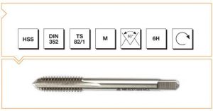 HSS DIN 352 Metrik Normal Vidalı Kılavuz - Son