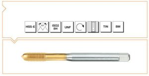 HSS-E DIN - 371 - 376 METAL DIŞI Düz Kanallı UNF Alüminyum