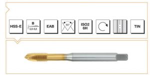 HSS-E DIN - 371 INOX Eğik Ağız Bilemeli