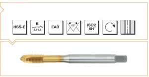 HSS-E DIN - 371 ÜNİVERSAL Eğik Ağız Bilemeli