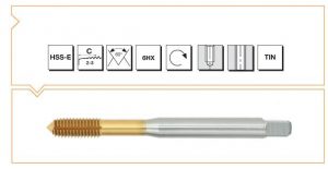 HSS-E DIN - 371 ÜNİVERSAL Ovalama Yağ Kanallı