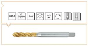 HSS-E DIN 374 ÜNİVERSAL 40° Helis Kanallı