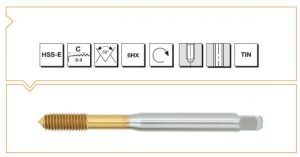 HSS-E DIN - 376 ÜNİVERSAL Ovalama Yağ Kanalsız